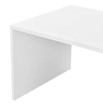 Table basse pour salon meuble stylé 90 cm blanc noir 03_0006166 - 03_0006166 - 3000722099785