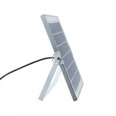 Projecteur Solaire LED 8W Dimmable (Panneau Solaire + Télécommande Inclus) - Blanc Froid 6000K - 8000K - SILAMP - SOL-12-50W_WH - 0712221373848