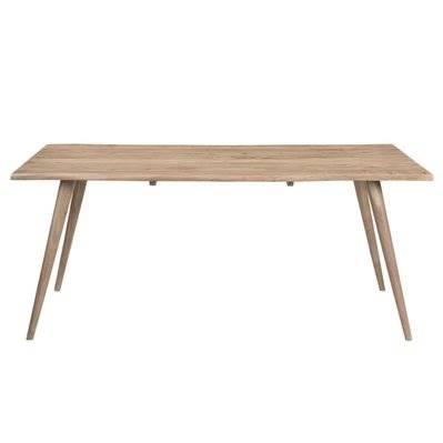 Table à manger rectangulaire en bois massif L175 cm SAVANA - L175xP90xA76 - 49606 - 3662275121360