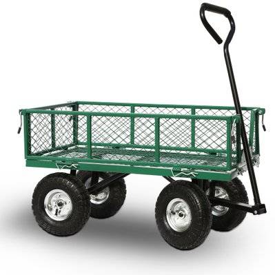 Chariot de jardin en acier 97X52X59CM - 250kg max - Elem Garden - CHJA975259-250 - 5411074200244