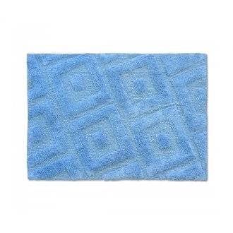 Tapis de bain uni tufté 100% coton 1800g/m2 - Bleu Ciel - 60x90 cm