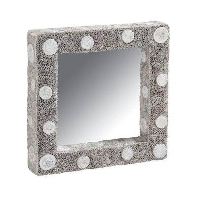 Miroir carré en papier recyclé - 14964 - 3238920756173