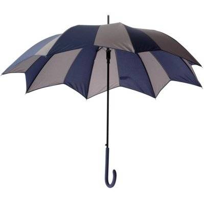 Parapluie bicolore découpe géométrique bleu - 18781 - 3700866318147