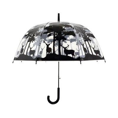 Parapluie transparent noir Forêt - 24485 - 8714982129933