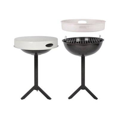 Table barbecue avec plateau amovible plateau blanc - 411469 - 8714982112713