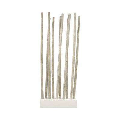 Paravent bambou Améa blanc - 12062 - 3238920688092