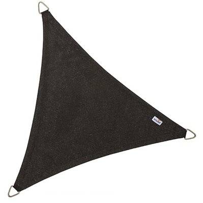 Voile d'ombrage triangulaire Coolfit noir 5 x 5 x 5 m - 23526 - 8717677460830