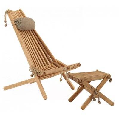 Chilienne scandinave avec repose-pieds Aulne - 47361 - 3700866339487