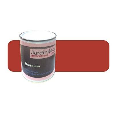 Peinture rouge de sécu pour meuble en bois brut 1 litre rosé - 10792 - 3700866314798