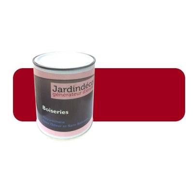 Peinture rouge de sécu pour meuble en bois brut 1 litre rouge de sécu - 10790 - 3700866314774