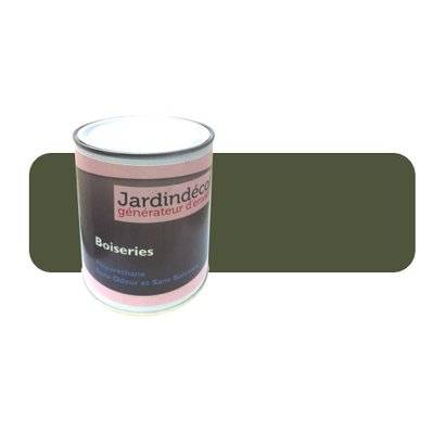 Peinture vert olive pour meuble en bois brut 1 litre vert olive - 10796 - 3700866314835