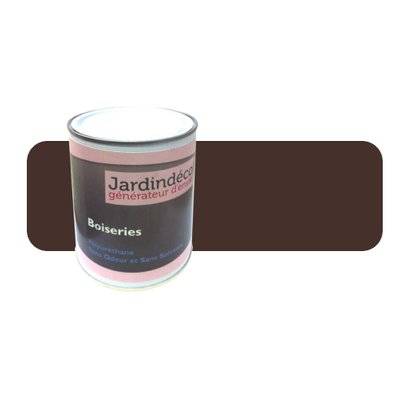 Peinture  pour meuble en bois brut 1 litre brun chocolat - 10801 - 3700866314880