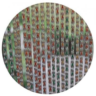 Rideau de porte en PVC Lazio multicolore 90 x 210 cm - 25917 - 8718868970879