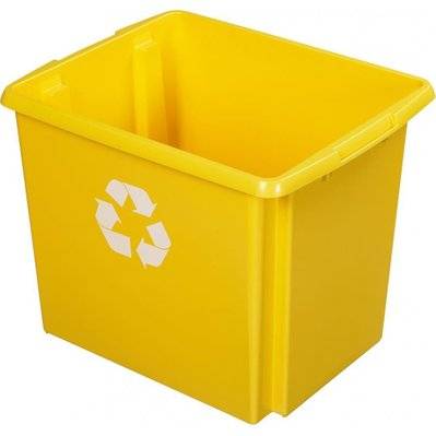 Boite de recyclage Nesta Box 45 litres jaune - 21571 - 8711112358270