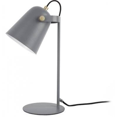 Lampe à poser en métal mat Steady gris - 47152 - 8714302666827