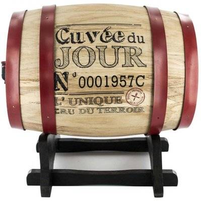 Distributeur de vin tonneau 5 litres Bistrot rouge - 36915 - 3700866335090