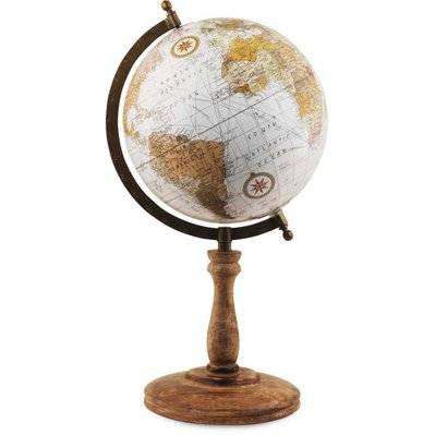 Globe terrestre vintage en bois et métal Cook - 53006 - 8433933031445