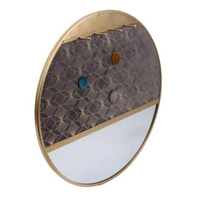 Porte-bijoux miroir rond Dorure 40.5 cm - 44161 - 3664944130482