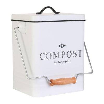 Poubelle de cuisine à compost vintage 5 litres - 46392 - 3664944190165