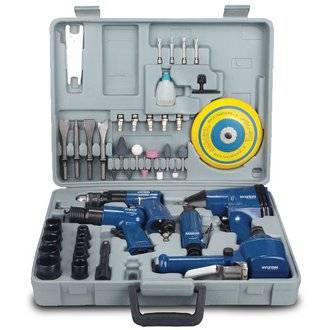 Kit 6 outils pneumatique - 48 Accessoires - HYUNDAI