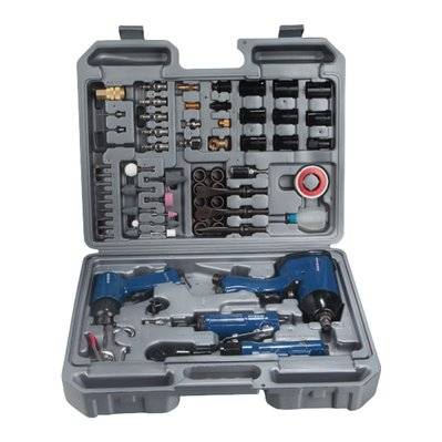 HYUNDAI – Kit 4 outils pneumatique + 71 accessoires - Livré en coffret – HAC71PCS - HAC71PCS - 3661602009999