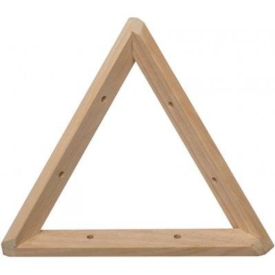 Equerre triangle en pin brut 20 cm - 26906 - 8422341399216