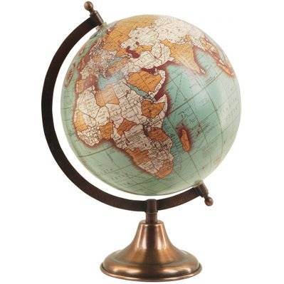 Globe terrestre vintage en métal Polo - 53008 - 8433933031483