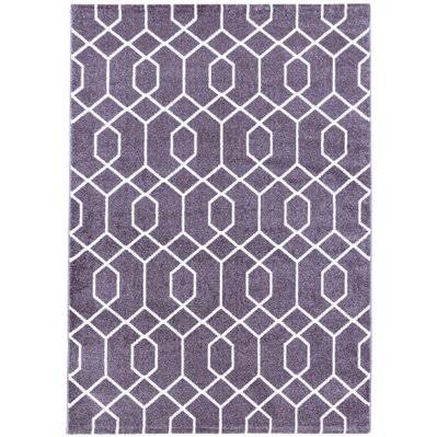 HEXA - Tapis à motifs géométriques - Violet 160 x 230 cm - EFOR1602303713VIOLET - 3701479507348