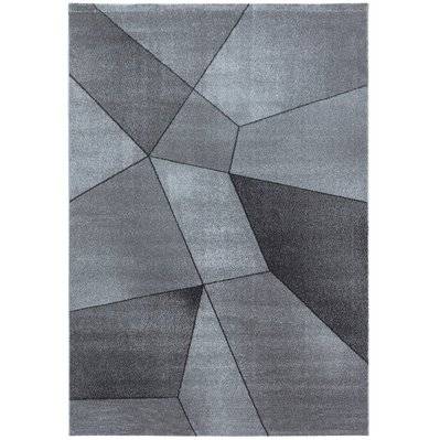 MARBRE - Tapis effet marbre - Gris 080 x 150 cm - BETA801501120GREY - 3701479523249
