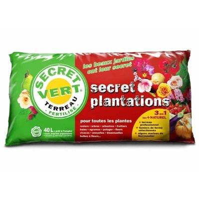 Secret Plantations terreau bio pour toutes les plantes 40 litres - 16768 - 3285881509553