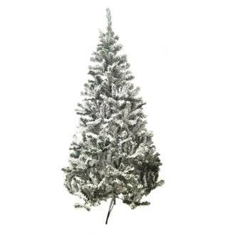 Sapin de Noël enneigé Oslo - H. 210 cm - Blanc