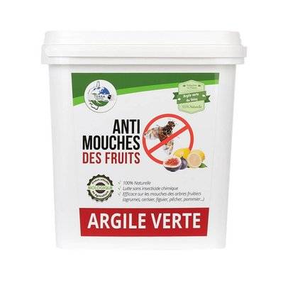 Argile Verte naturelle anti mouche arbre à fruit 3kg - TER047 - 3760267060366