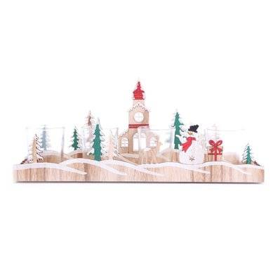Décoration de Noël en bois Xmas Tradi - Beige - 601110 - 5024418263319