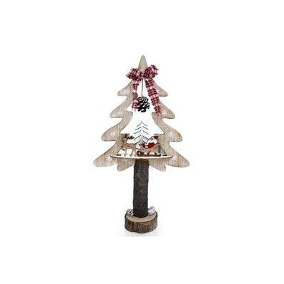 Décoration de Noël en bois rustique Xmas Tradi - Marron - 601114 - 5024418090601