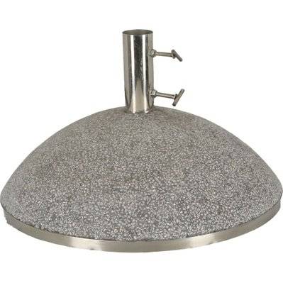 Pied de parasol granit 43,9kg gris clair - 24506 - 8714982007354