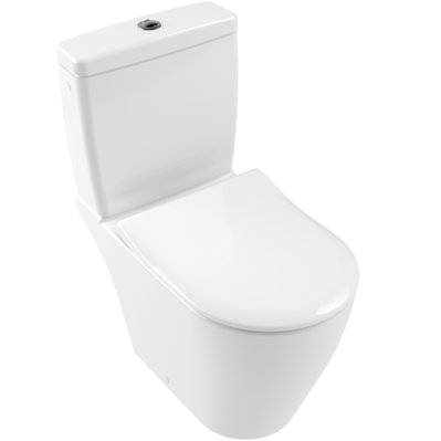 WC à poser compact sans bride VILLEROY ET BOCH Avento avec abattant - 5641Q701 - 4051202840778