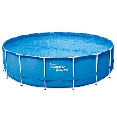 Bâche à bulles pour piscine ronde Summer-Waves Ø 5,49 m Ø 5,49 m - 11543 - 4895215112879