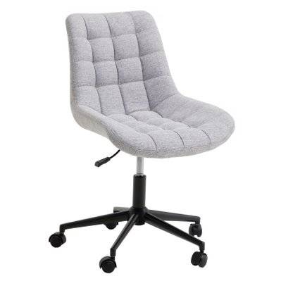 Chaise de bureau TALIA, en tissu gris - 15900 - 4016787159004