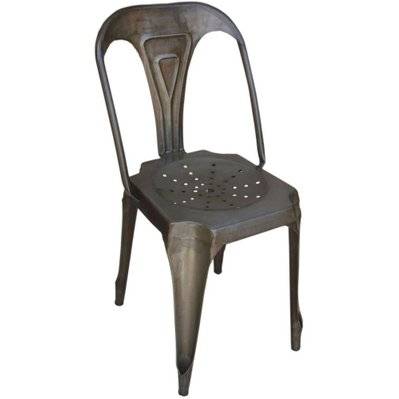 Chaise Vintage en métal Vieilli - 11106 - 3700866301606
