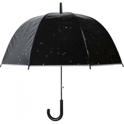 Parapluie transparent noir Etoiles - 25962 - 8714982131295