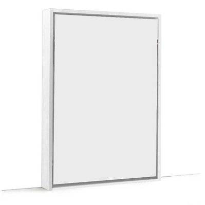 TONIC Armoire lit verticale compacte ultra plate couchage 140 * 200 cm finition blanc mat - 20100889074 - 3663556360478