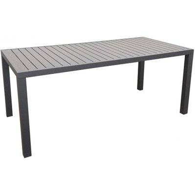 Table extérieure en aluminium plateau à lattes Alice 180 cm - 50167 - 3700103084347