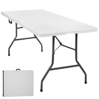 Tectake  Table pliante 183 x 76 x 74 cm