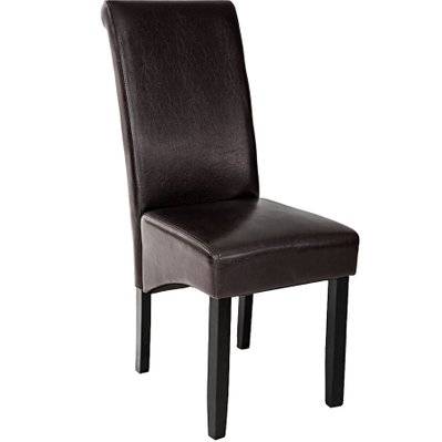 Tectake  Chaise aspect cuir - cappuccino - 400555 - 4260182872963