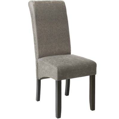Tectake  Chaise aspect cuir - gris marbré - 403626 - 4061173115713