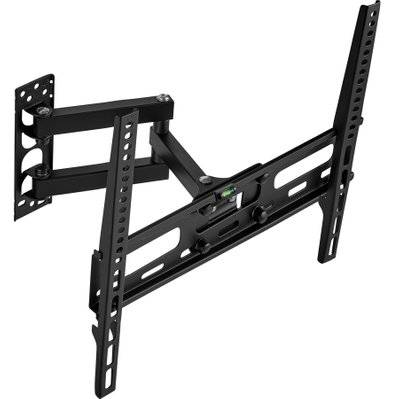 Tectake  Support mural TV 26"- 55" orientable et inclinable, VESA max.: 400x400, max. 50kg - 402609 - 4260517466317