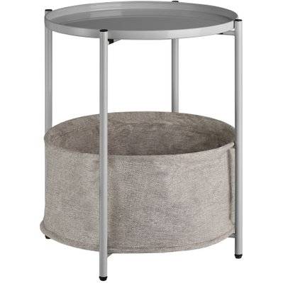 Tectake  Table d’appoint CANTERBURY 45,5x45,5x53cm - gris - 404192 - 4061173204998