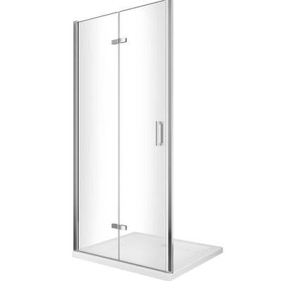 Porte de douche 6 mm pliante pour installation en niche - 98-101,5 - GIOLIBRO100 - 8050513839408
