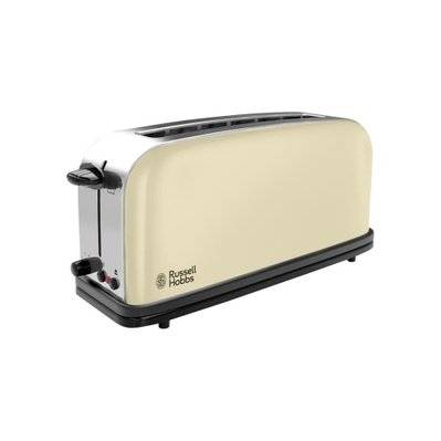 Grille-pains 1 fente 1000w crème  - RUSSELL HOBBS - 21395-56 - 435491 - 4008496892815