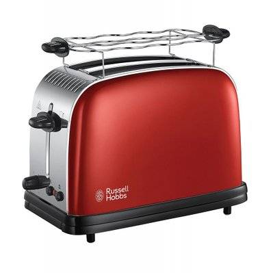 Grille-pain 2 fentes 1670w rouge flamboyant  - RUSSELL HOBBS - 23330-56 - 46000 - 4008496893256